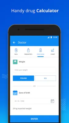 Paediatric emergency/dose/calc android App screenshot 3